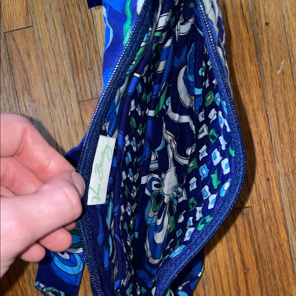 Vera Bradley Floral Blue Shoulder Bag - Picture 4 of 4